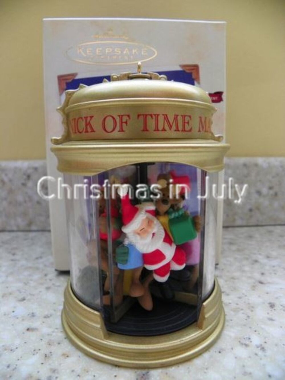 Hallmark 2002 Kris and the Kringles Santa Reindeer series Christmas Ornament